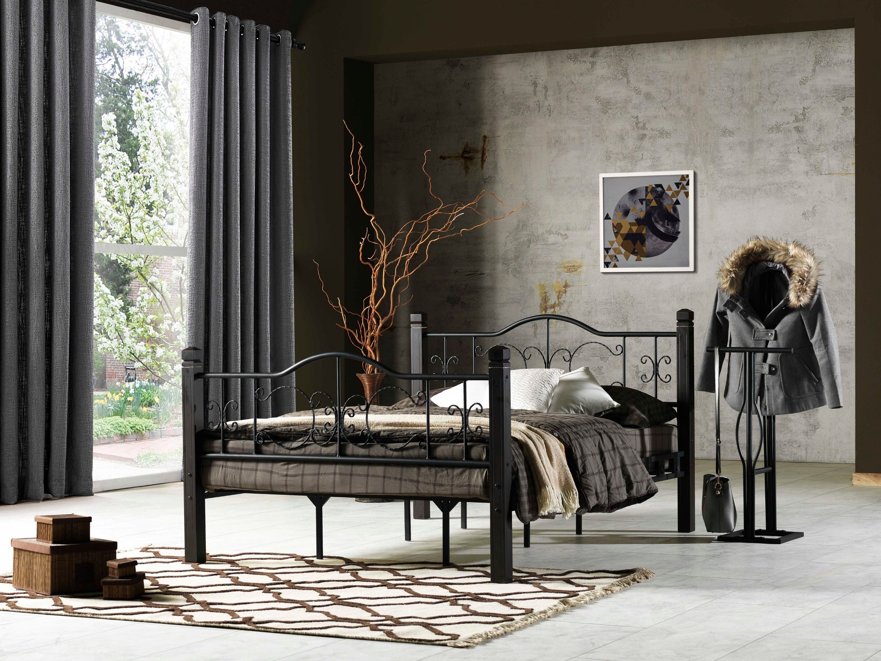 Ayışığı Ferforje Metal Karyola(Kargo Hediye)